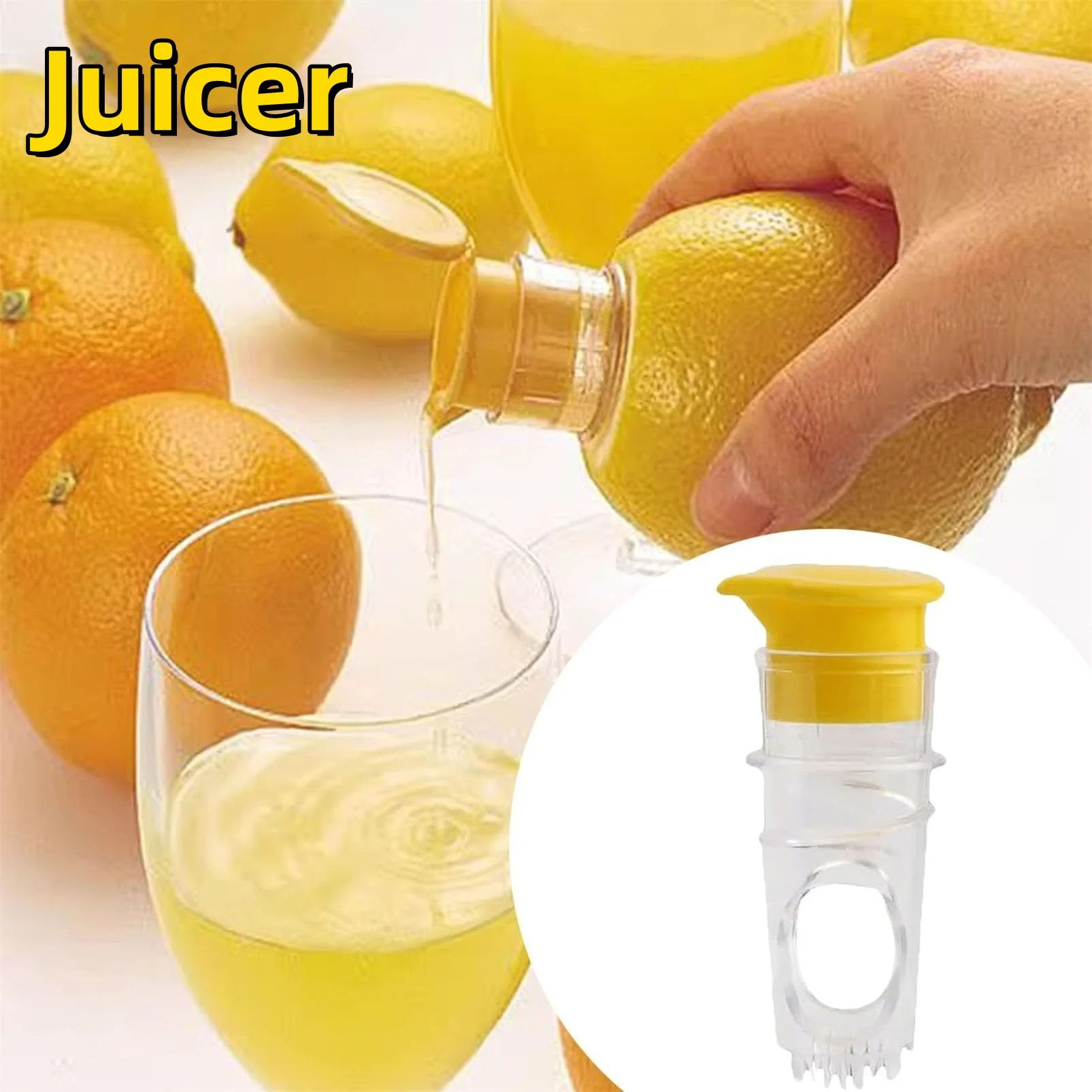 Citrus Juicer Bar - NEUE Kunststoff Manuelle Zitruspresse Mini Zitrone