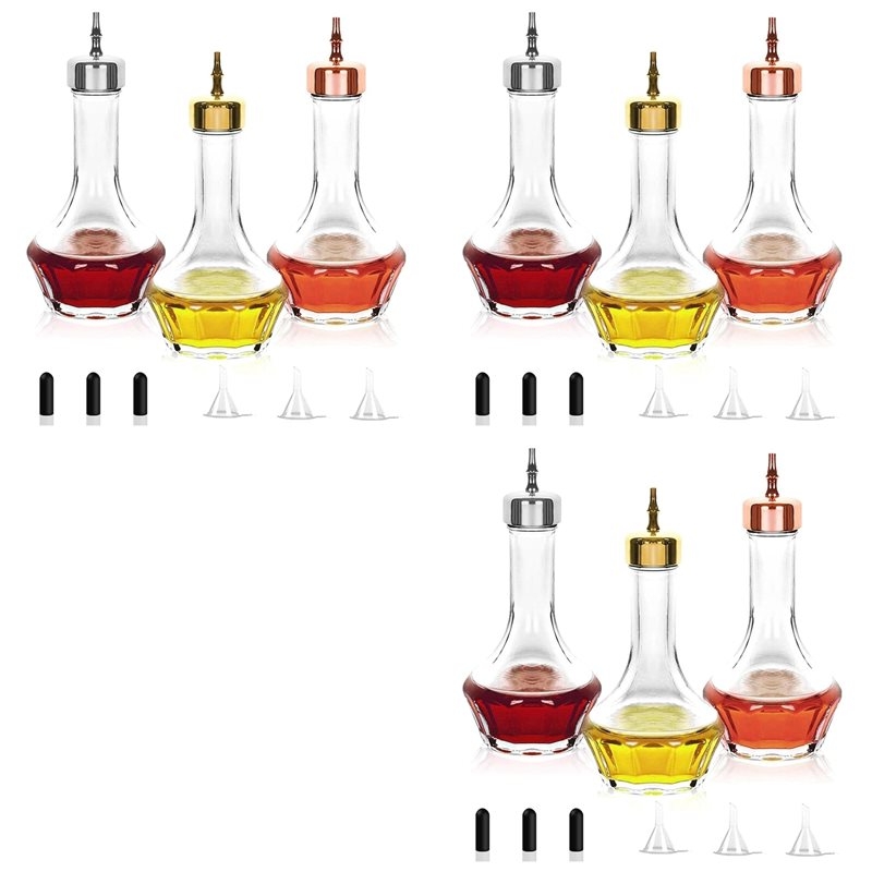 Bitters Bottle Set - Bitters-Flaschenset mit 9 Stück – 1,7