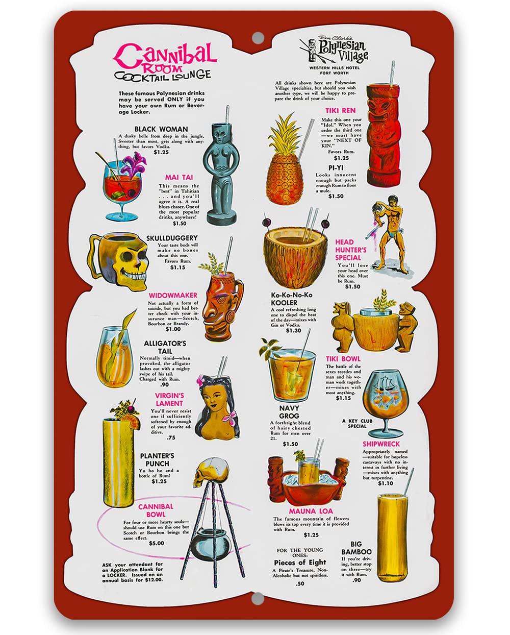 Cannibal Room Tiki Lounge Getr – Home Bar Lounge Bewertung und Preis