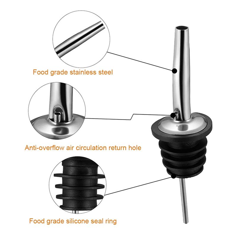 60 Stück Ausgießer aus Edelsta – Speed Pourer Cap Bewertung und Preis